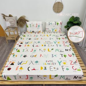 Ga Chống Thấm Kích Thích Thị Giác Cho Bé Drap Chống Thấm Tuyệt Đối Không Nóng Bí Không Sột Soạt (Mẫu Mới)