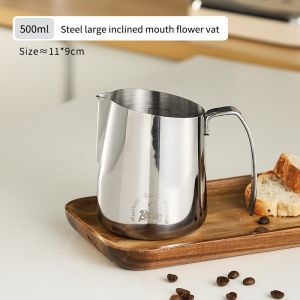 Bincoo Cà Phê Latte cup chuyên nghiệp bằng thép không gỉ sữa Jar cà phê đồ dùng 500ml/750ml