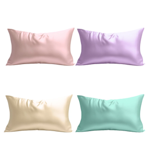 Simulated Silk Pillowcase Summer Type Pillow Cover Durability & Colorfast Zippered Designing for Easy Washing