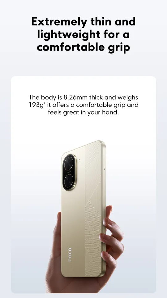 POCO C71 Smartphone | 4GB+128GB, Powerful octa-core processor