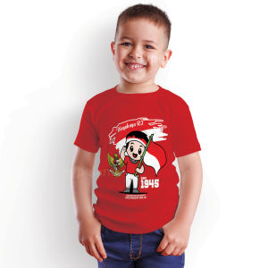 Baju Kaos Anak Kemerdekaan 17 Agustus 1945 Indonesia HUT RI Ke 79 Usia 1 - 9 Tahun  Terbaru