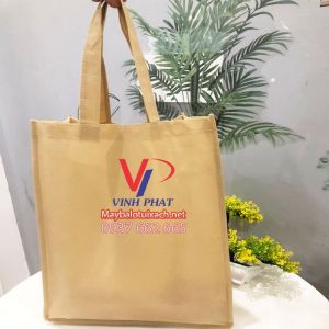 Túi vải không dệt màu nâu trơn chất lượng đơn giản gọn nhẹ và vô cùng tiện lợi