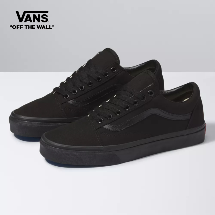 Vans off the on sale wall black shoes