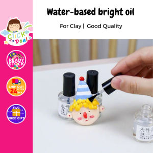10ml Water-based bright oil Dust proof Brightening Air Dry Clay
