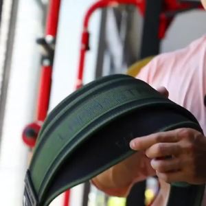 Weightlifting Fitness Belt Gym Nylon Waist Support High Intensity Squat Deadlift Thickening For Back Heavy Equipment Training