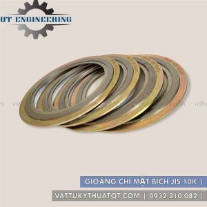 Gioăng/Ron Chì 3 Vành Lắp Mặt Bích Chuẩn JIS 10K