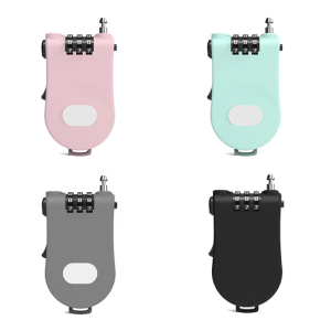 Retractable Steel Wire Combination Lock 3 Digits Passwords Lock for Sports Storage