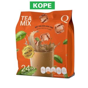 Trà sữa trần quang hòa tan tea mix uống liền bịch 480g x 24 gói x 20g KOPE