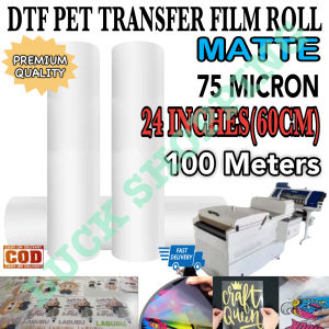 60cm DTF Film Roll Matte 100Meters Premium Quality PET Transfer Film Roll
