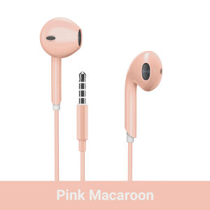 หูฟัง หูฟังมีสาย Macaron color รุ่น U19 คอนสายไมโครโฟน AUX 3.5mm ให้เลือก
