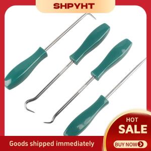 SHPYHT 4 cái 135mm xe ô tô tự động con dấu dầu tua vít thiết lập O-ring con dấu Gasket puller Remover Pick Hooks công cụ sửa chữa cho xe hơi