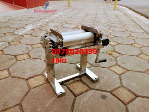 Máy cán mực  cá khô nướng  khô heo  trục bọc inox