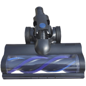 หัวแปรงไฟฟ้าหมุนได้พร้อมที่จับตามหลักสรีรศาสตร์เครื่องดูดฝุ่นแบบมือจับชิ้นส่วนอะไหล่เพื่อการทำความสะอาดบ้านอย่างมีประสิทธิภาพ