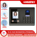 GOOJPRT Biometric Attendance System, Fingerprint, USB Reader, Time Clock Employee Control Electronic Equipment. 