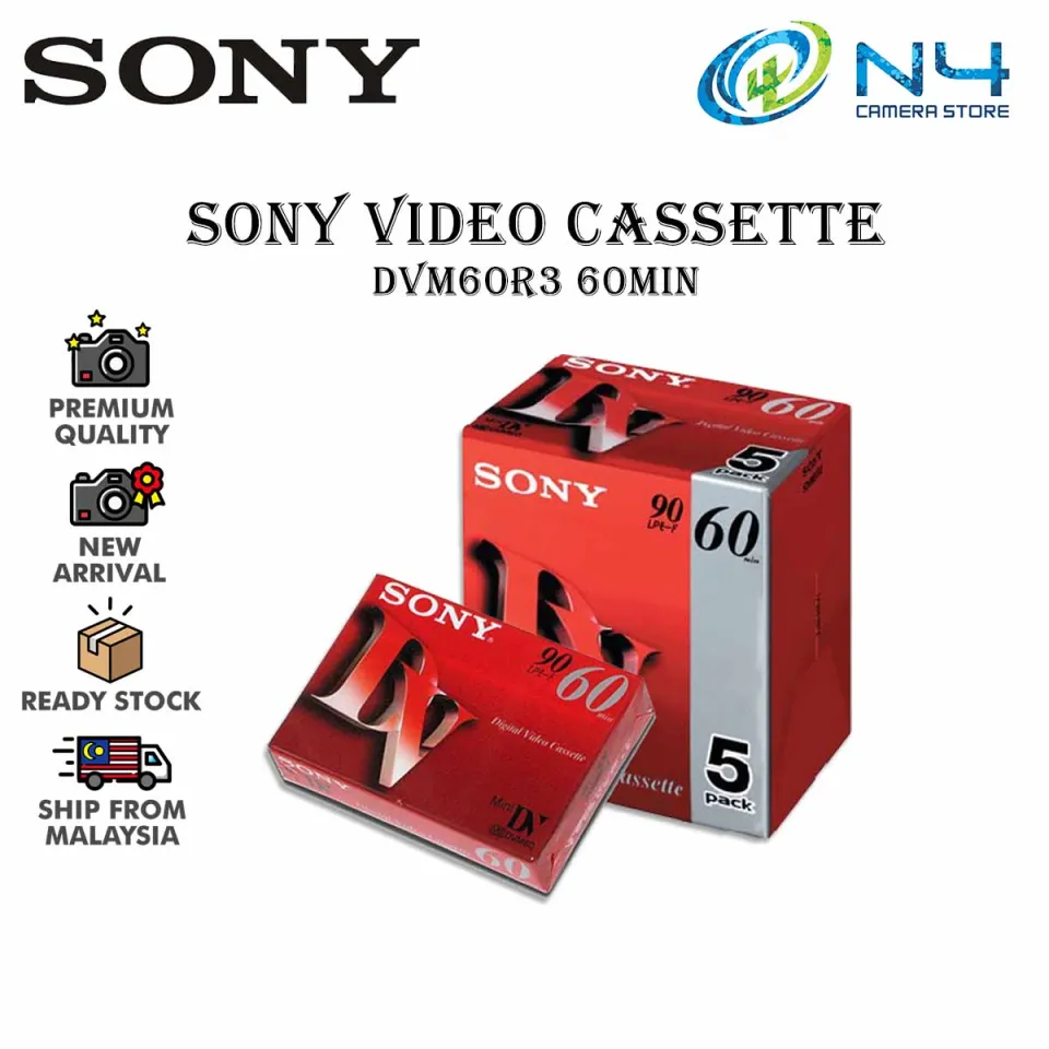 Sony 5DVM60R3 Mini DV 60min – Pacco Da 5 Nastri Video Premium, Grado Standard, Con Rivestimento Protettivo, Per Videocamere Digitali - 2