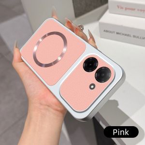 Business Simplicity For Xiaomi Redmi A5 A7 Poco C71 C81X 4G Magnetic Back Cover Soft Leather Veneered Phone Silicone Casing