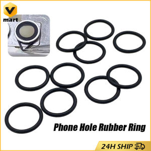 100pcs Rear Camera Waterproof Rubber Ring Seal Circle Phone Hole Rubber Ring Rear Back Glass Camera Waterproof Rubber Ring for IPhone X XS XR XSM 11 12 13 Pro MAX Parts