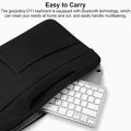 GOOJODOQ Bluetooth Wireless Keyboard 2021 3 pcs Bluetooth 5.0 and 2.4G Connect 4 Devices Same Time For Macbook Laptop iPhone iPad Android. 
