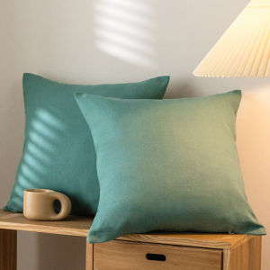 SUNLIGHT HOME Solid Color Throw Pillow CoverSimple Cushion Cover 3 SizesBreathable Pillowcase