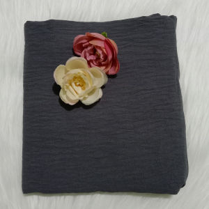 BISA COD!! Hijab Pashmina Malay Polos Tali Kode BAHA Bahan Kringkel Premium By Ory AjeZas Collection