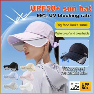 Hat Anti-uv Sun Hat Cool Uv Protection Lightweight Fiber Fabric Wider Brim Quick-drying