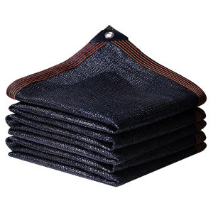 วิเศษการกันความร้อนระเบียง! ตาข่ายบังแดดสีดำ บอกลา ห้องอบไอน้ำ ได้อย่างง่ายดาย ทำให้บ้านเย็นสบายในฤดูร้อน