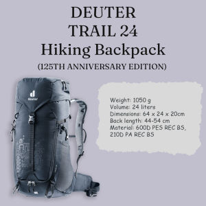 Deuter Trail 24 Hiking Backpack (125TH ANNIVERSARY EDITION)