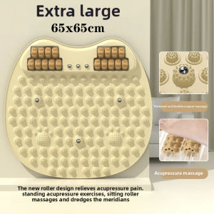 [SG READY STOCK]New style With Rollers Foot Sole Massage Foot Mat Toe Pressure Mat Super Jogging Foot  Acupressure mat
