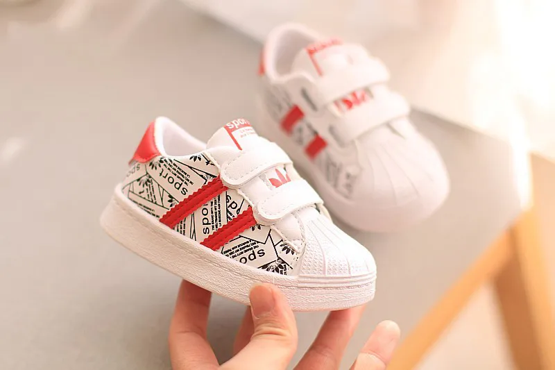 Sneakers Baby Boy Walking Shoes Size 2021 New Kids Shoes Shell