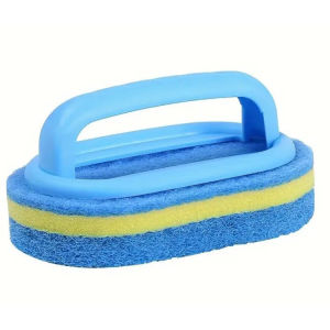 Cleaning brush with handle sponge wiping dishwashing sponge cleaning tool