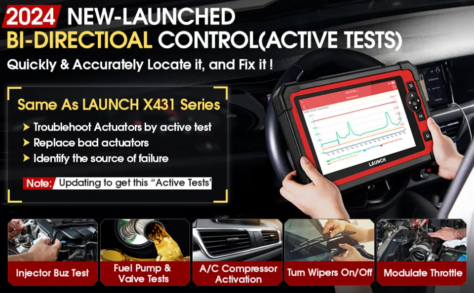 LAUNCH X431 CRP919E All System OBD2 Scanner Car Diagnostic Tool Key Coding  TPMS