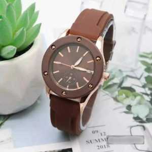 JAM TANGAN WANITA FOXXIL 2022 RUBBER TANGGAL AKTIF ANALOG WATCHES FREE BOX FREE BATERAI CADANGAN