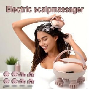 ADREE Có thể sạc lại Dụng cụ massage đầu Căng thẳng da đầu Massage toàn thân Máy mát xa đầu  Chống thấm nước Máy mát xa da đầu Thư giãn cơ thể