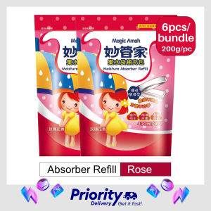 [SG Local Seller][Magic Amah - Taiwan] Moisture Absorber Box/Refill - Reusable Water Collection Eco-friendly Scented Dehumidifier Absorber Capacity 400 ML