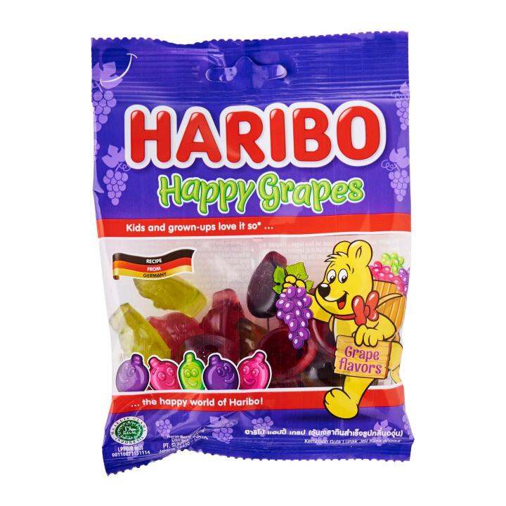 Haribo Grapes Gummy Candy 80g 