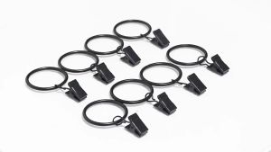 20pcs Window Curtain Rings Clipshanging Ring Clips Curtain Accessory Klip Langsir Mandi Modern Home Window Accessories