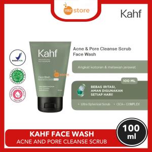 Kahf Face Wash & Face Scrub 100ML Sabun Wajah Pria - All Variant