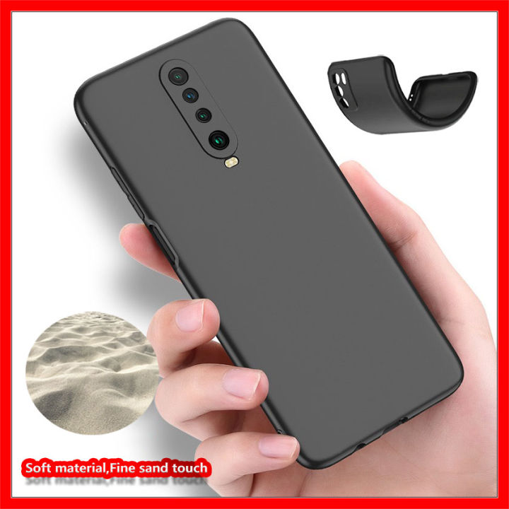 Redmi K30 Poco X2 Black Back Cover Poco X2 Rubber Back Cover