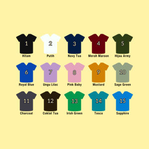Kaos Polos Vneck Pria Tangan Pendek Katun Bambu 30s