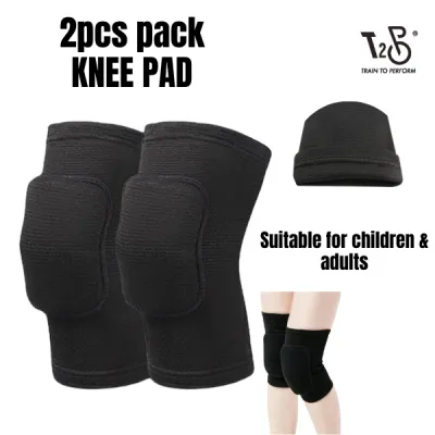 T2P Kids / Adult Protective Knee Pads Anti-Slip Padded Knee Brace Support Dance Skate Volleyball