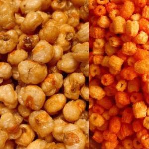 Nui chiên bơ cay mix bắp tỏi ớt (giòn rụm- có video) {Khối lượng tịnh không tính bao bì}