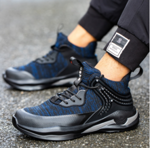 QINHUIZE New work safety shoes anti-smashing and piercing steel toe caps mens work shoes middle cut protection work safety boots