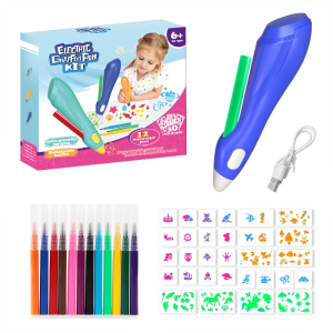 Childrens inkjet pen Rechargeable Drawing pen Washable marking non-toxic