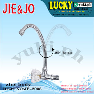 JF-2008 JIE&JO  SINGLE COLD ZINC ALLOY KITCHEN FAUCET