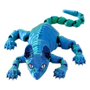 Novelty Unique Hairless Cats Kitten Fun Figurine Prank Decorative Kitten Get Down Shelf Craft Kitten Photo Props