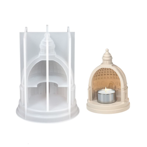 Multipurpose Sturdy Silicone Castles Holder Mould Set Portable for Resin Plaster Craft Supplies Assorted Sizes