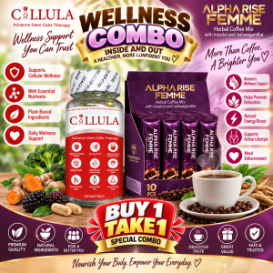 CELLULA 8-Ingredient Wellness Softgels – NAC Selenium Alpha Lipoic Acid & Botanical Blend | 100 Softgels