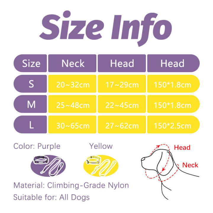 HamshMoc%20Dog%20Collar%20Leash%20Set%20Dual%20Function%20Two%20Handle%20Adjustable%20360%20Rotation%20Reflective%20-%20Image%203