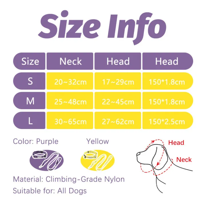 HamshMoc%20Dog%20Collar%20Leash%20Set%20Dual%20Function%20Two%20Handle%20Adjustable%20360%20Rotation%20Reflective%20-%20Image%203