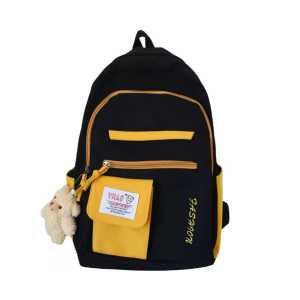 Tas Ransel Wanita Remaja Perempuan SD SMP SMA Dewasa Aesthetic Korean Style Cute Kekinian - No Iron, Dry Wash, No Bleach, No Tumble Dry - Ixiao Lightweight Nylon 300Dinir (COD Available)